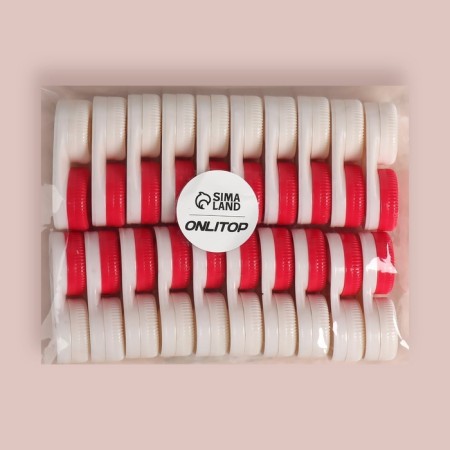 Container for contact lenses "ribbed", packing 20 pcs, color mix-4