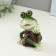 Figure "Frog with chamomile" 7x9.5x11.5cm