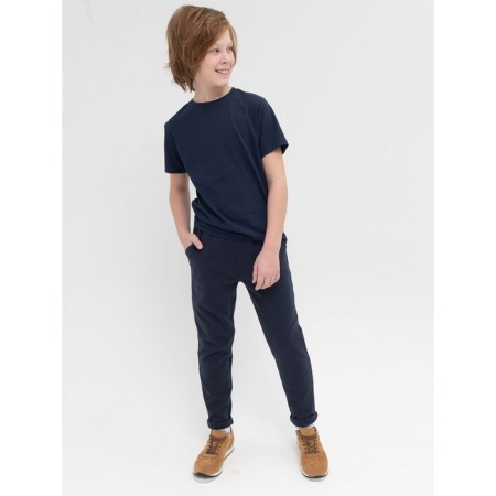 Pants for boys, height 152 cm, dark blue color-5