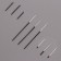 Manual needles Black Sharps, No. 5, White Ear, 16 pcs