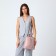 City backpack of artificial leather with lightning, pink color