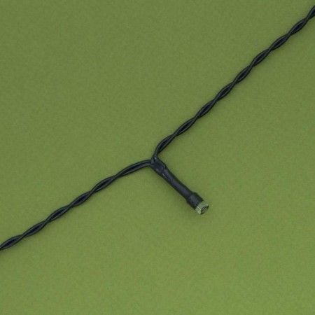 Garland “thread” 10 m, IP44, dark thread, 100 LED, white glow, 2 modes, solar battery-4