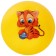 Children's ball zabiaka "tiger", d = 22 cm, 60 g, color mix
