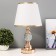 Board lamp “Leila” E27 40W gold 25x25x44 cm
