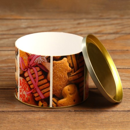 Gift box, tube "Delicious tea party" 120 x 90 mm (70 mm intra -height)-3