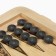 Backgammon "wolf" wooden board 60 x 60 cm, with a field for playing checkers