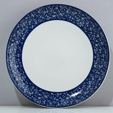 Ceramic plate Royal Garden, 22.5 cm, white color-1