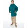 Windbreaker for boys, height 140 cm, emerald color