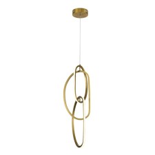 STL LUCE Sus. SL6505.213.42. Abra. 1x42 W, LED, 4000K, 3300 LM, 26x26x80 cm, golden color