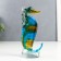 Souvenir Glass "Sea Horse" under the Muranian glass 20x9x7 cm
