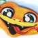 Carnival mask "New Year's snake", 21.4 x 22.8 cm