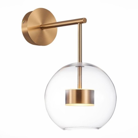 Sconces st. SL1133.201.01. Bopone. 1x14 W, LED, 3000K, 268 LM, 20x36 cm, brass color