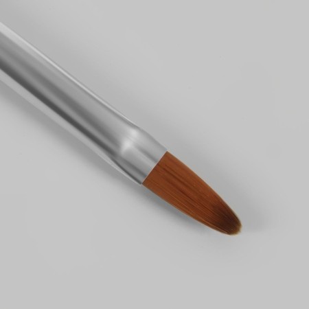 Brush for building and design of nails, bilateral, petal/point, 18.5 cm, black color-2