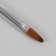 Brush for building and design of nails, bilateral, petal/point, 18.5 cm, black color