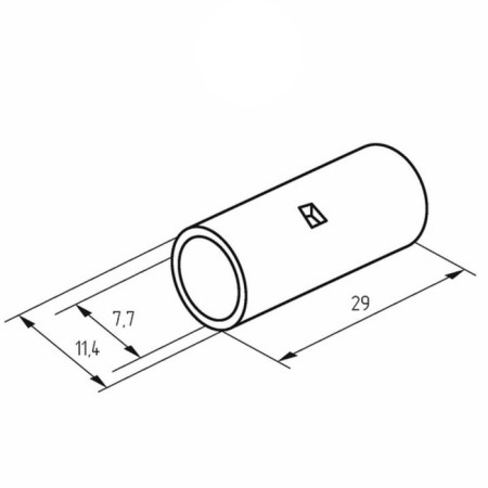 L-29mm connective guilase, 25mm² (GML (DIN) 25) rexant-1