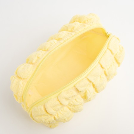 Lightning cosmetic bag, yellow color-2