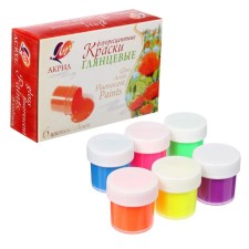 Acrylic paint, set of 6 colors x 20 ml, 
