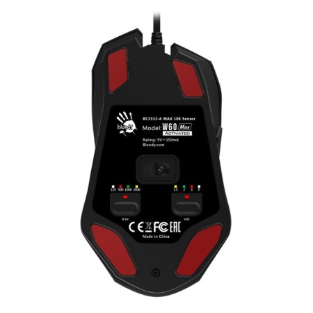 Mouse A4Tech Bloody W60 Max White optical (10,000dpi) USB (10BUT)-6