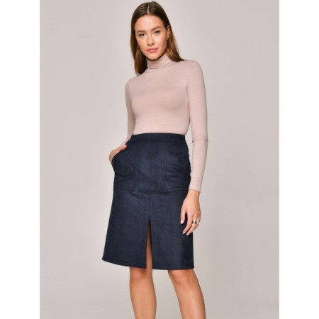 Women's skirt Office Chic, Size S, DEEP NIGHT color-6