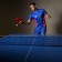 Boshika Advanced 2*table tennis racket, for lovers, Double Fish 815 1.5 mm lining, conical handle