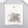 Decor for creativity Metal "Key 4 hearts" silver 0.9x2.5 cm
