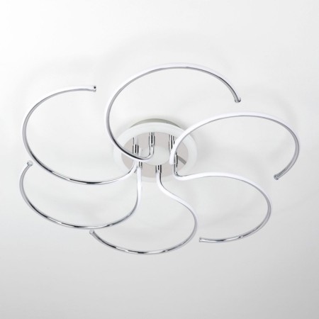 Ceiling chandelier Citilux "Jamini" CL229261E, 64x64x13 cm, 6x12.5W, LED, Gray color gray-3