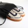 Bag for shoes on the lace, black color