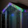 Garland "fringe" 4 × 0.6 m, IP44, white thread, 180 LED, glow of multi, 8 modes, 220 V