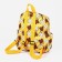 Baby backpack on lightning, 3 outer pockets, yellow color