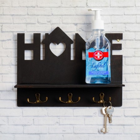 The keyrean is wall "Home", black.-3