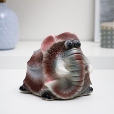 Mamon piggy bank Gray, 19x13x15cm