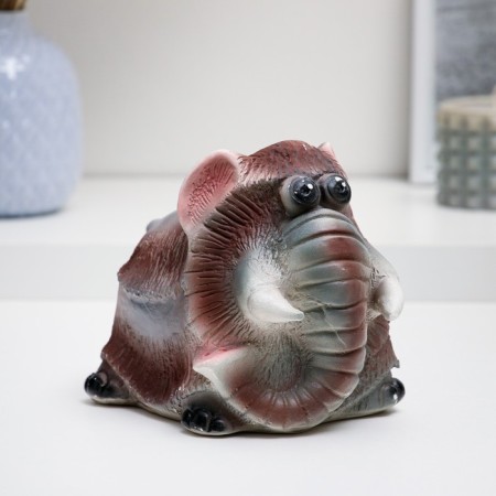 Mamon piggy bank Gray, 19x13x15cm