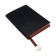 Organizer, A6, 116 sheets, cage, leatherette cover, brown cut, black