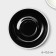 Coffee steam porcelain Magistro Coffee Time, 2 objects: a cup 300 ml, a saucer d = 15.5 cm, black color