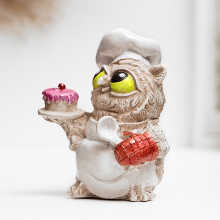 Figure "Owl in the cap" 8x5x5cm-2