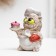 Figure "Owl in the cap" 8x5x5cm