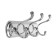 Tundra hanger tund003, metal, three -rirrious, chromium color