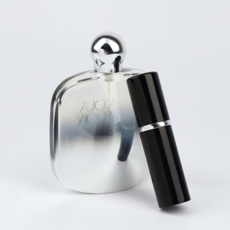 Perfume bottle, with a spray, 10 ml, black color-11