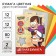 Color paper with sparkles, A4, 12 sheets, 12 colors, non -stated, bilateral, in the folder, 80 g/m², gravity farz
