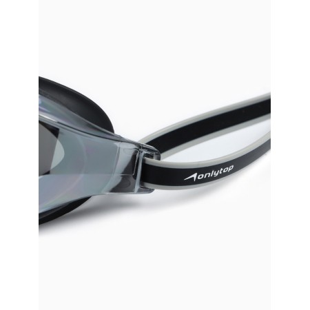 ONLYTOP swimming glasses, a set of nasal jumpers, black, mirror-1