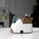 LED figure "Train and Santa Claus" 20 × 20 × 16 cm, polystone, AAX3 batteries (not complete), USB, glow warm white