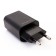 Network charger Ergolux ELX-RA01P-C02, 1 USB, 2A, Package, Black