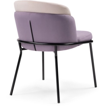 SILIM SIOLIM Metal/velor, black/purple 54x60x76 cm-3
