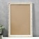 Photo frame plastic 30x45 cm, gold with white (glass screen)