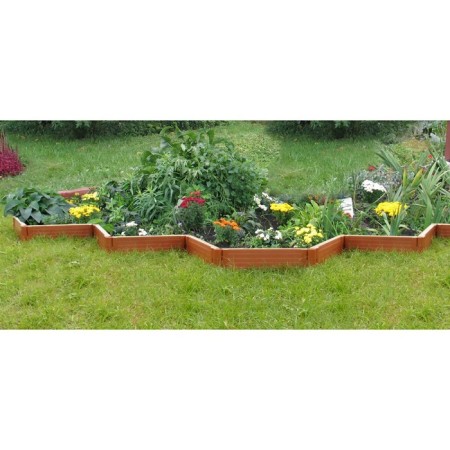 Plastic bed, 55 × 55 × 13 cm, terracotta, "plus"-7