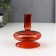 Glass of Glass for 1 candle "Eson" Pink wine d = 1 cm 11 cm