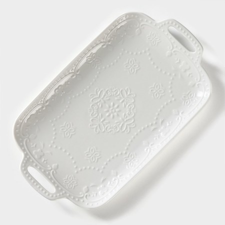 Ceramic “Susan” ceramic, 29.5 × 17.5 cm, white color