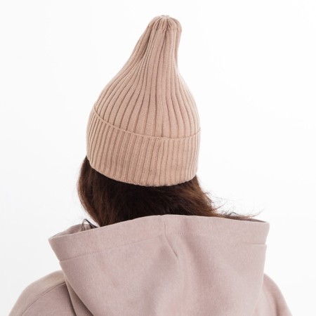 Female Winter hat, cocoa color, size 52-56-3