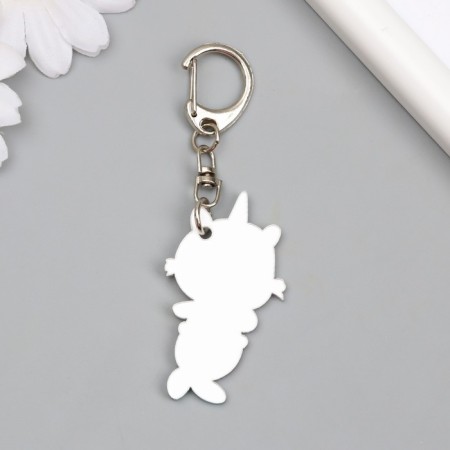 Acryl keychain "Cat-rosalka" 5.1x2.8 cm-2