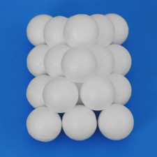 Set of balls from foam, 2 cm, 20 pcs